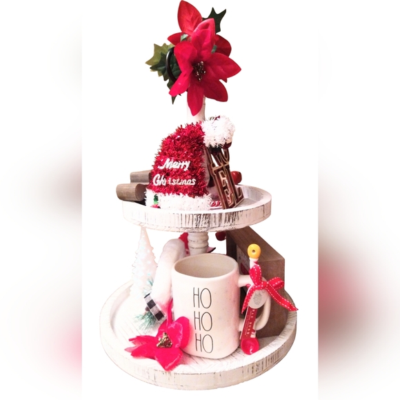 NEW Christmas Tiered Tray and Decor Rae Dunn Mug XTT3 - Picture 3 of 14